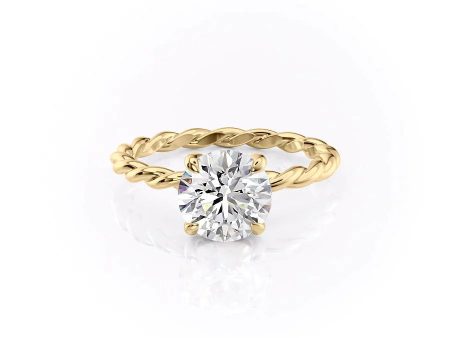 The Alice Set With A 3 Carat Round Moissanite Online