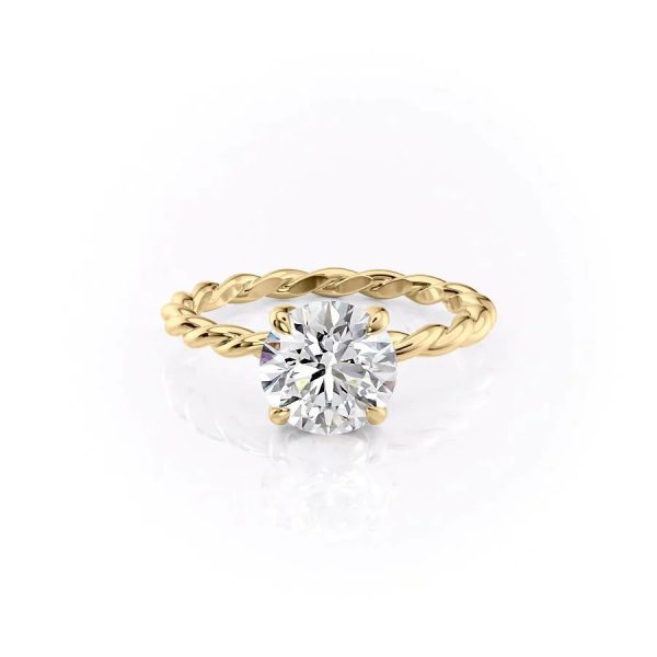 The Alice Set With A 3 Carat Round Moissanite Online