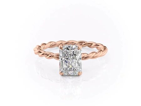 The Alice Set With A 1 Carat Radiant Moissanite Fashion