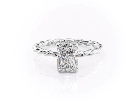 The Alice Set With A 4.5 Carat Radiant Moissanite Fashion