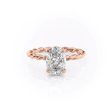 The Alice Set With A 3.5 Carat Oval Moissanite Discount