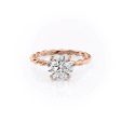 The Alice Set With A 2.5 Carat Round Moissanite Fashion