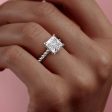 The Alice Set With A 3.5 Carat Princess Moissanite Online now