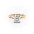 The Alice Set With A 3 Carat Princess Moissanite Discount