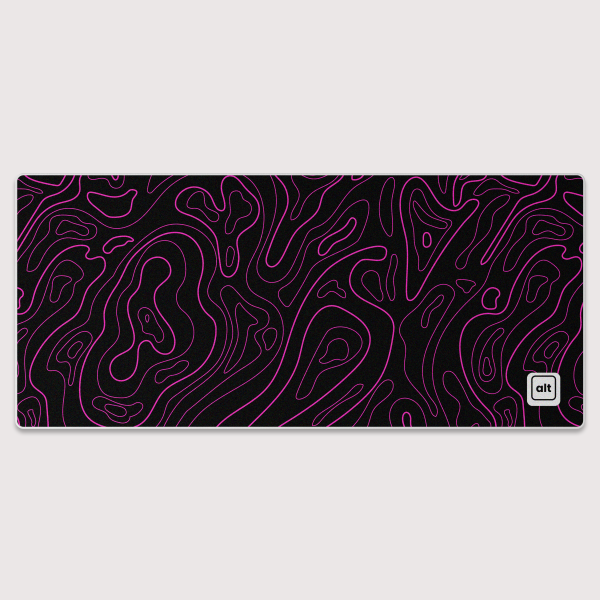 Pink Black Damascus Mousepad For Discount