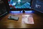 Pink Marble Mousepad Supply