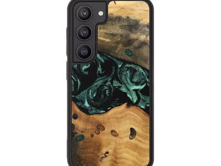 Galaxy S23 Wood Phone Case - Isis (Green, 747433) Online now