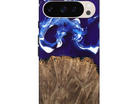 Pixel 9 Pro XL Wood Live Edge Phone Case - Alisa (Blue, 747501) Sale