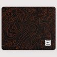 Orange Black Damascus Mousepad Supply