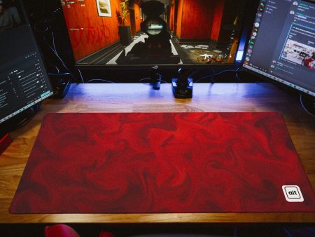 Red Liquify Mousepad Online Sale