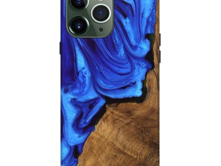 iPhone 13 Pro Max Wood Live Edge Phone Case - Ashlie (Blue, 747482) Online Hot Sale