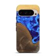 Pixel 9 Pro Wood Live Edge Phone Case - Jadiel (Blue, 747498) Discount