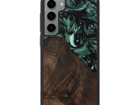 Galaxy S23 Plus Wood Phone Case - Brittny (Green, 747416) Sale