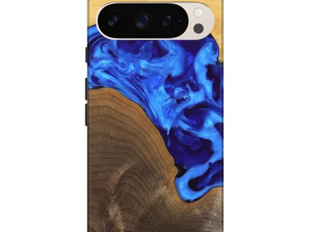 Pixel 9 Pro XL Wood Live Edge Phone Case - Jadiel (Blue, 747498) Online now