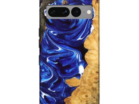 Pixel 7 Pro Wood Live Edge Phone Case - Marnie (Blue, 747506) Online now