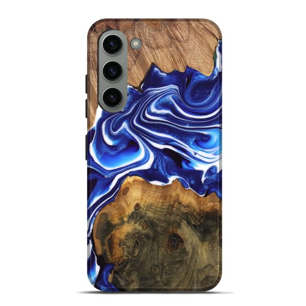 Galaxy S23 Plus Wood Live Edge Phone Case - Felipe (Blue, 747485) Online