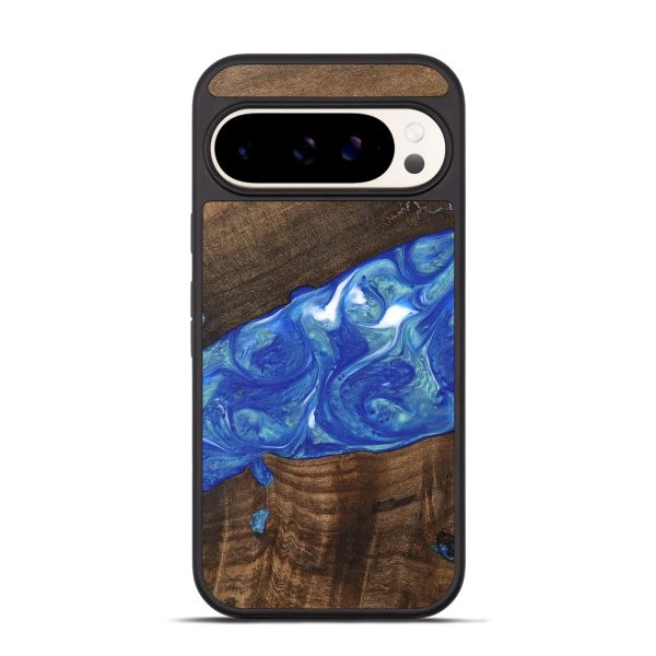 Pixel 9 Pro Wood Phone Case - Daron (Blue, 747478) Hot on Sale