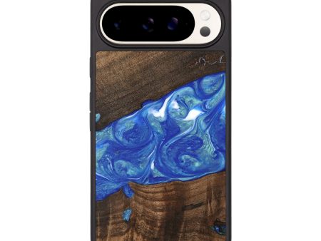 Pixel 9 Pro XL Wood Phone Case - Daron (Blue, 747478) on Sale