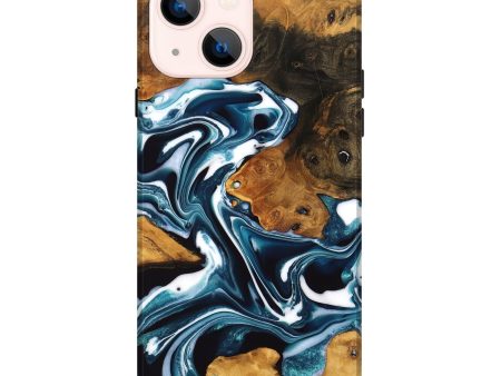 iPhone 14 Plus Wood Live Edge Phone Case - Adriana (Blue, 747504) Online