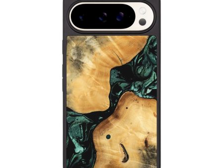 Pixel 9 Pro XL Wood Phone Case - Casper (Green, 747413) For Sale