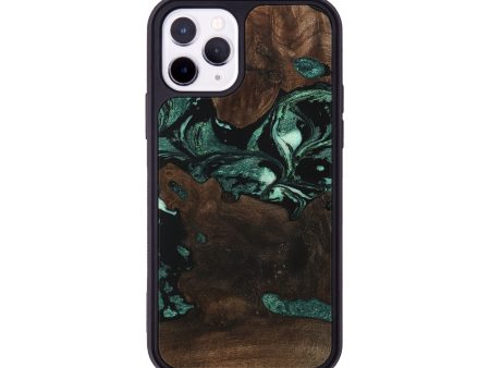 iPhone 11 Pro Wood Phone Case - Jamir (Green, 747436) Online Hot Sale