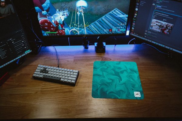 Teal Liquify Mousepad Online now