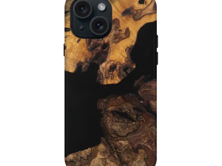 iPhone 15 Wood Live Edge Phone Case - Alaiya (Wood Burl, 747499) Fashion