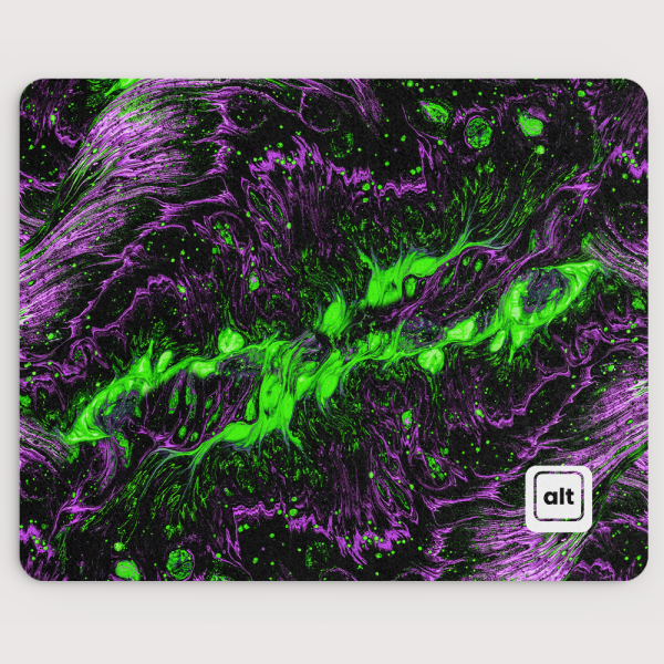 Purple Green Lava Mousepad Discount