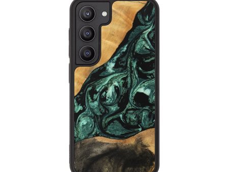 Galaxy S23 Wood Phone Case - Jessica (Green, 747438) Supply