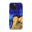 iPhone 15 Wood Live Edge Phone Case - Lyndon (Blue, 747491) Supply