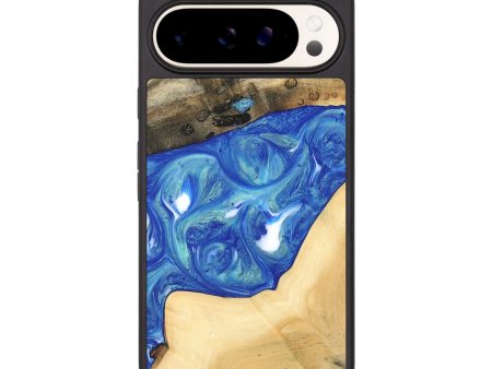 Pixel 9 Pro XL Wood Phone Case - Miles (Blue, 747446) Cheap