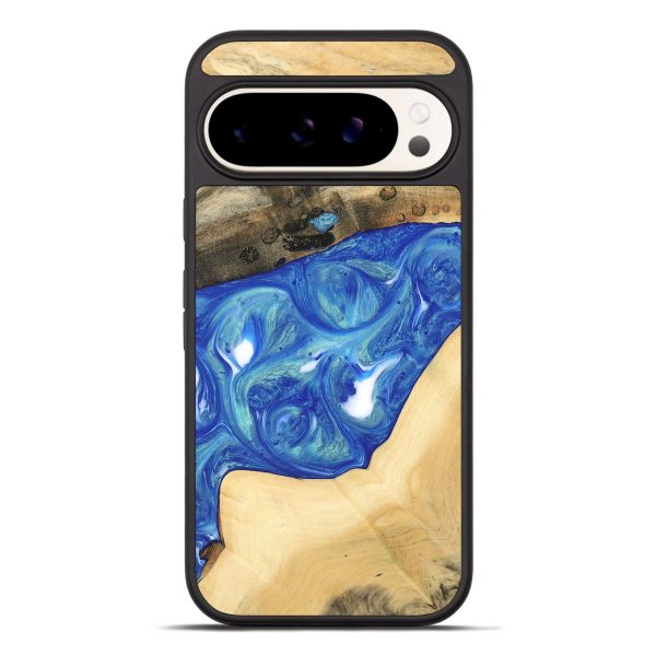 Pixel 9 Pro XL Wood Phone Case - Miles (Blue, 747446) Cheap