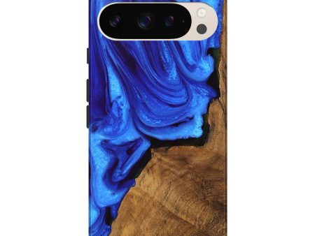 Pixel 9 Pro XL Wood Live Edge Phone Case - Ashlie (Blue, 747482) Online Hot Sale