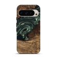 Pixel 9 Pro Wood Live Edge Phone Case - Ian (Green, 747484) Cheap