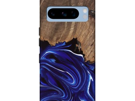 Pixel 8 Pro Wood Live Edge Phone Case - Maximo (Blue, 747486) Online Hot Sale