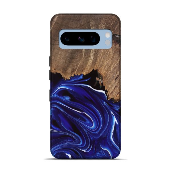 Pixel 8 Pro Wood Live Edge Phone Case - Maximo (Blue, 747486) Online Hot Sale