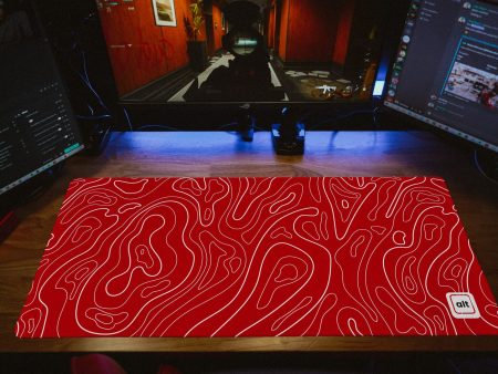 Red Damascus Mousepad Online Hot Sale