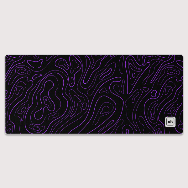 Purple Black Damascus Mousepad Supply