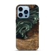 iPhone 14 Pro Wood Live Edge Phone Case - Ian (Green, 747484) For Sale