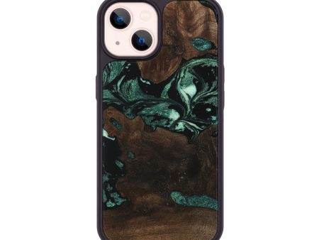 iPhone 14 Wood Phone Case - Jamir (Green, 747436) Online Sale