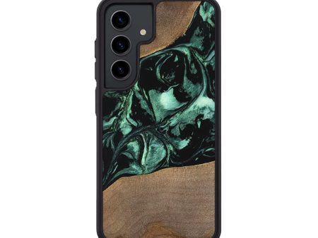 Galaxy S24 Wood Phone Case - Gary (Green, 747414) For Discount