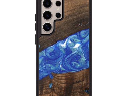 Galaxy S25 Ultra Wood Phone Case - Daron (Blue, 747478) Cheap