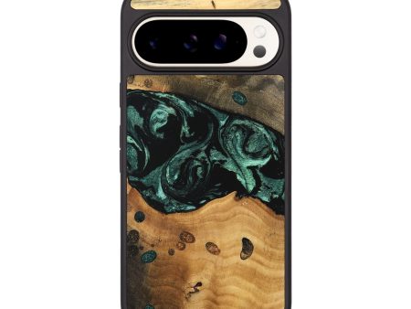 Pixel 9 Pro Wood Phone Case - Isis (Green, 747433) For Sale