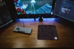 Purple Black Damascus Mousepad Supply