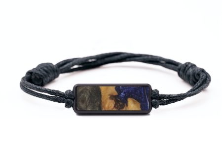 Classic Wood Bracelet - Solomon (Blue, 747547) For Sale