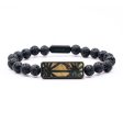 Lava Bead Wood Bracelet - Roland (Pattern, 747539) Supply