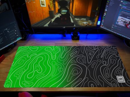 Shamrock Ombre Damascus Mousepad For Cheap