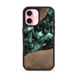 iPhone 16 Wood Phone Case - Gary (Green, 747414) For Cheap