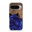 Pixel 9 Pro Wood Live Edge Phone Case - Maximo (Blue, 747486) Discount