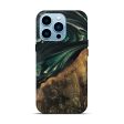 iPhone 14 Pro Wood Live Edge Phone Case - Javion (Green, 747483) Online now